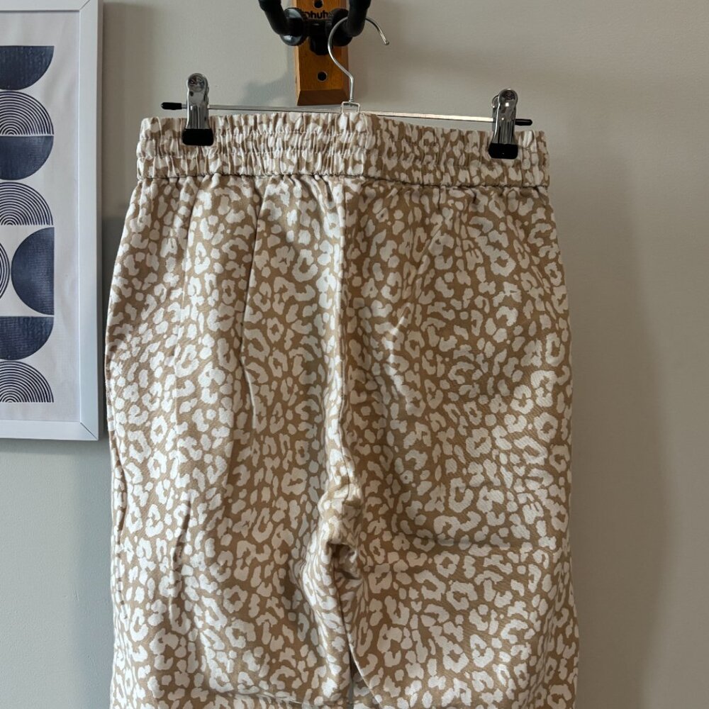 J. Crew Leopard Print Linen Drawstring Pants - image 8